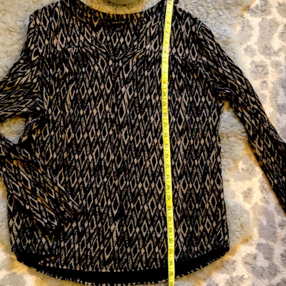 Lucky Brand Batik Print Top - Picture 5 of 6